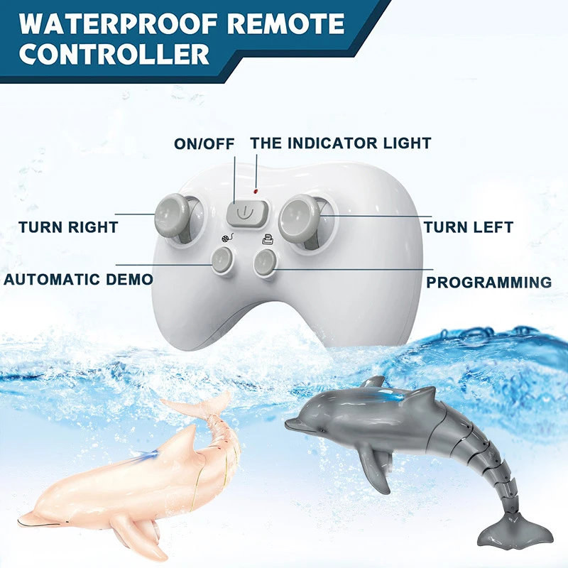 2.4G Simulation RC Dolphin Rem - Rc Submarine Water ulasan dan harga