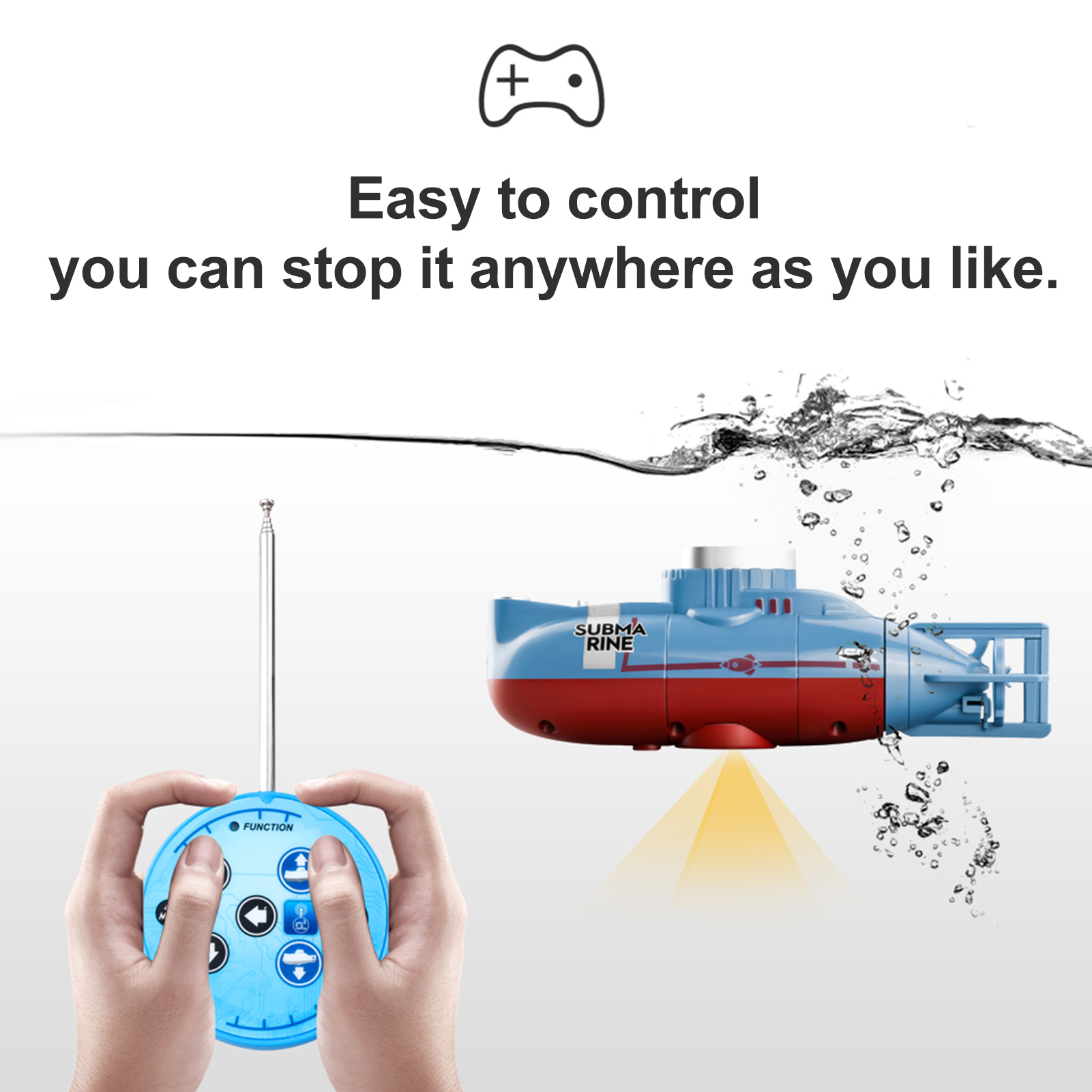 Mini RC Submarine 0.1M/s Speed - Rc Submarine Water ulasan dan harga